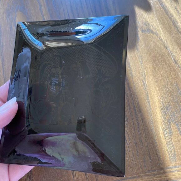 Get Well Wishes from the Hole Gang 3 3/4" x 4 3/4" B/W Glass Plate Houze Art GUC - Picture 4 of 4